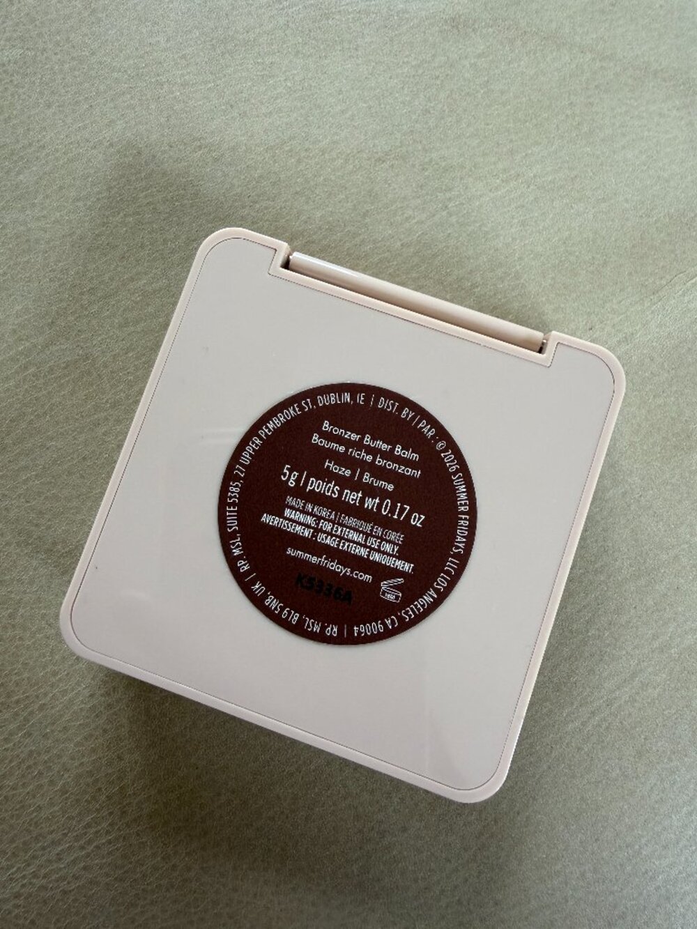 Summer Fridays Bronzer Butter Balm Haze - Picture 3 of 4